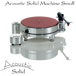 Gramofon Acoustic Solid o charakterystycznym dla tej firmy designie